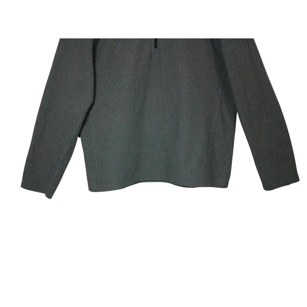 The North Face Pullover Mens Medium Gray 1/4 Zip Fleece Mock Neck‎ Long Sleeve - Picture 6 of 8